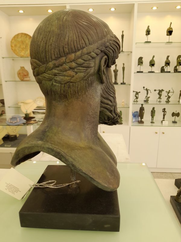 Bronze head of Zeus (or Poseidon)