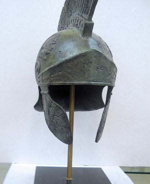 Athenian helmet open nose guard