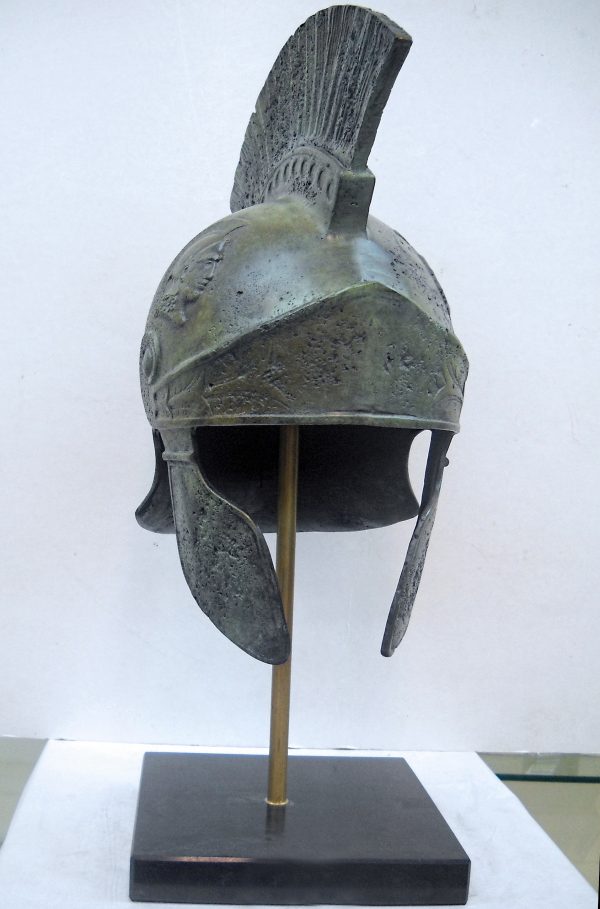 Athenian helmet open nose guard