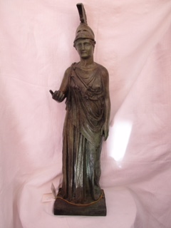 Bronze statue of Athena