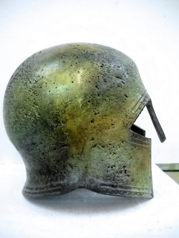 Corinthian bronze helmet life size