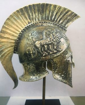 Gold Charioteer helmet