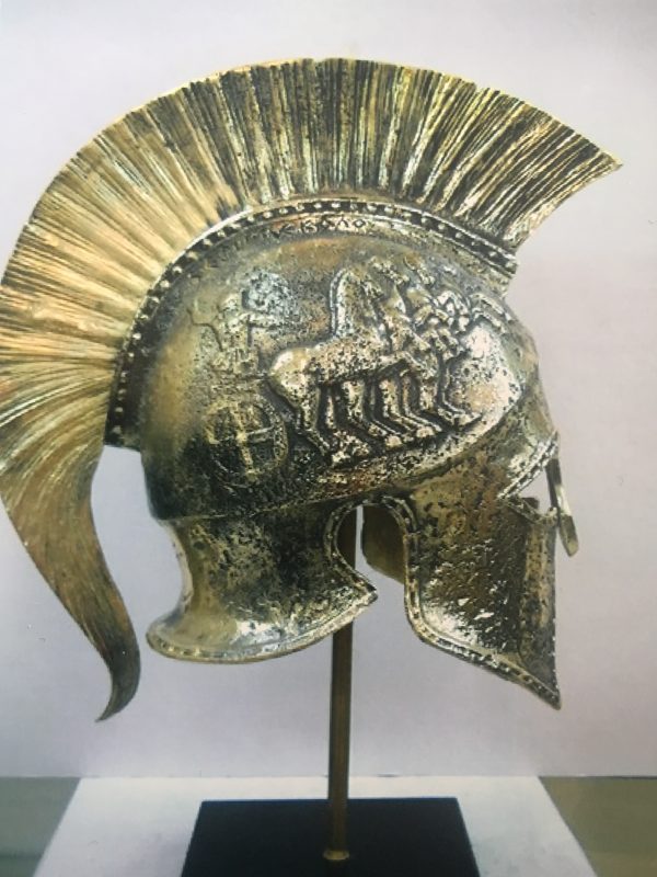 Gold Charioteer helmet